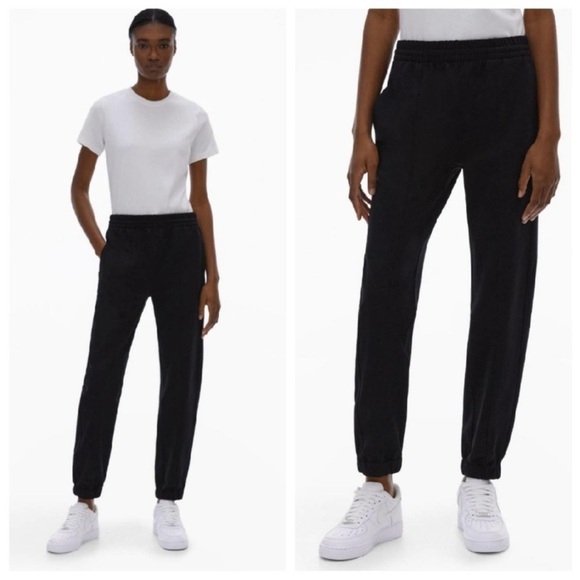 Helmut Lang Plain Jogger Sweatpants in Black Size XS - Picture 1 of 12